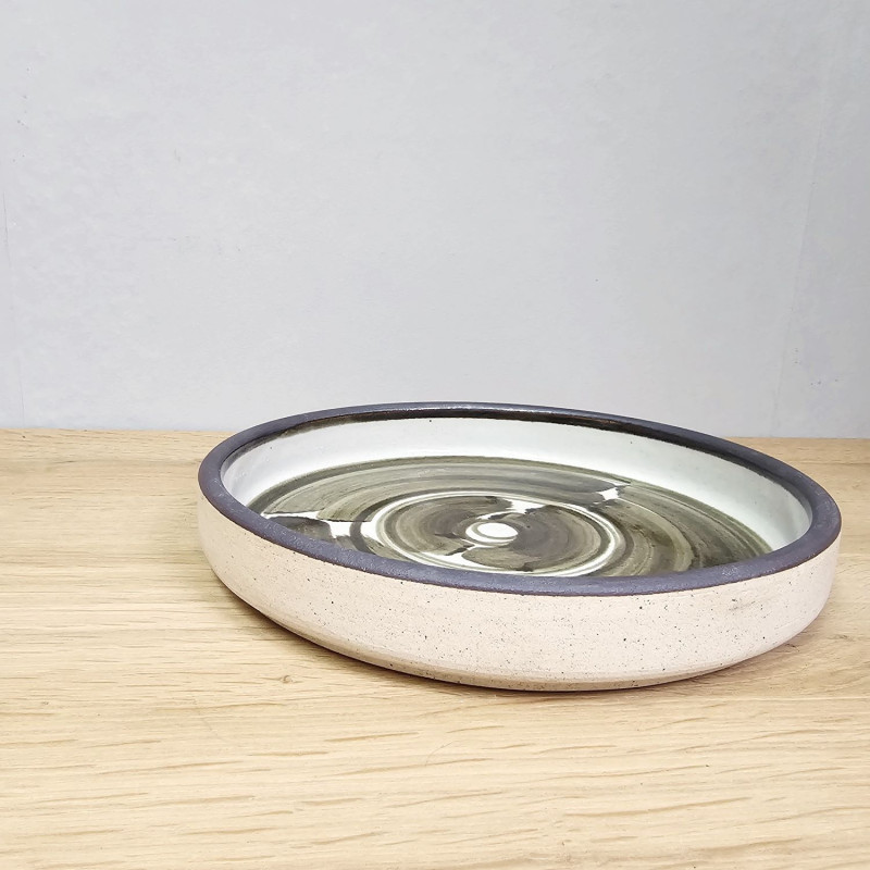 Hanne Stentøj Dänemark · Keramikschale · 26 cm · 1970er · MIdcentury Modern