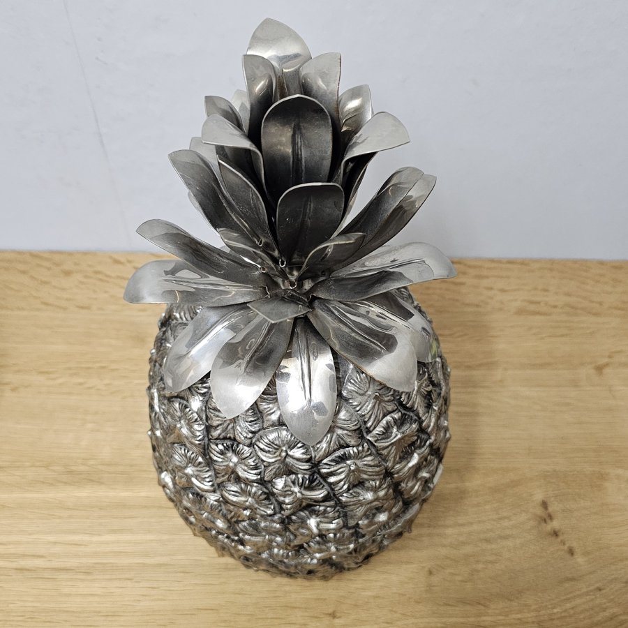 Ananas Eiswürfelbehälter von Hans Turnwald für Freddotherm , 1970er Jahre - Hollywood Regency - Vintage Bar Zubehör