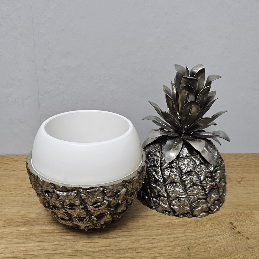 Ananas Eiswürfelbehälter von Hans Turnwald für Freddotherm , 1970er Jahre - Hollywood Regency - Vintage Bar Zubehör