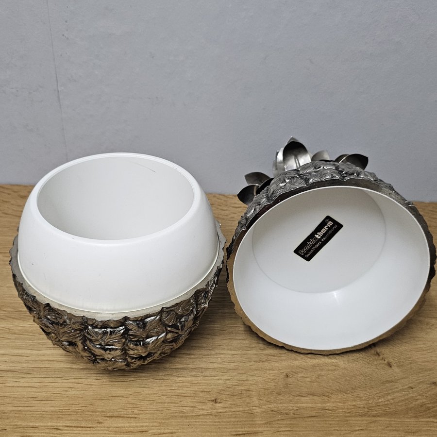 Ananas Eiswürfelbehälter von Hans Turnwald für Freddotherm , 1970er Jahre - Hollywood Regency - Vintage Bar Zubehör