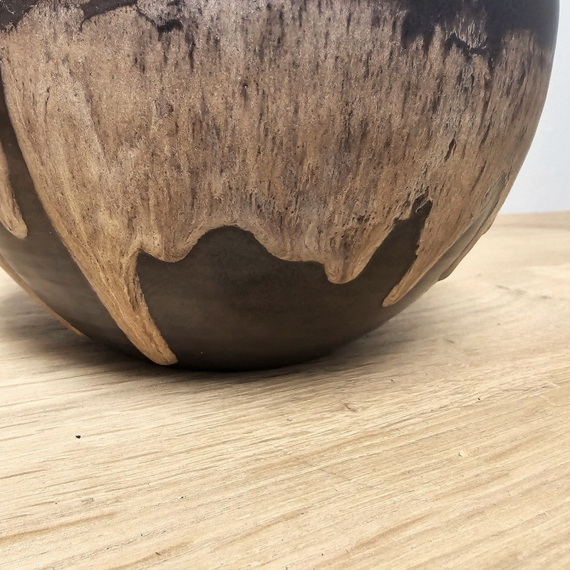 Judi Kunst Denmark · Ceramic Bowl with Drip Glaze · 1970s
