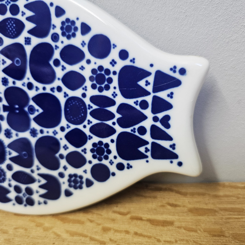 Porsgrund Serving Board / Wall Hanging “Fish” – Arne Lindaas – Norway 1960s/70s