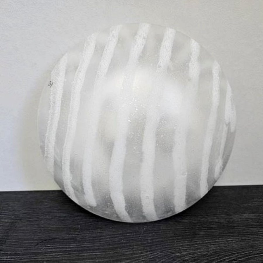 Große PEILL & PUTZLER Decken- oder Wandlampe Modell Zebra aus den 70er Jahren