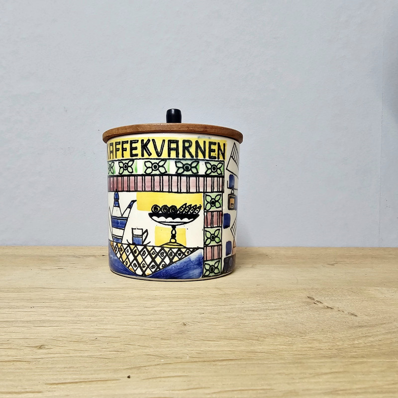 Jie Gantofta Kaffeedose – Kaffekvarnen, Design Anita Nylund 60er Jahre