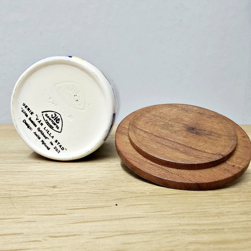 Jie Gantofta Söta Susies Syltbod – Marmeladendose 60er Jahre, Design Anita Nylund