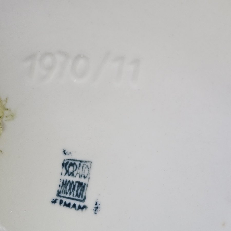 Sgrafo Modern Vase 1970/11 Germany Peter Müller 60er 70er Jahre Kristallglasur