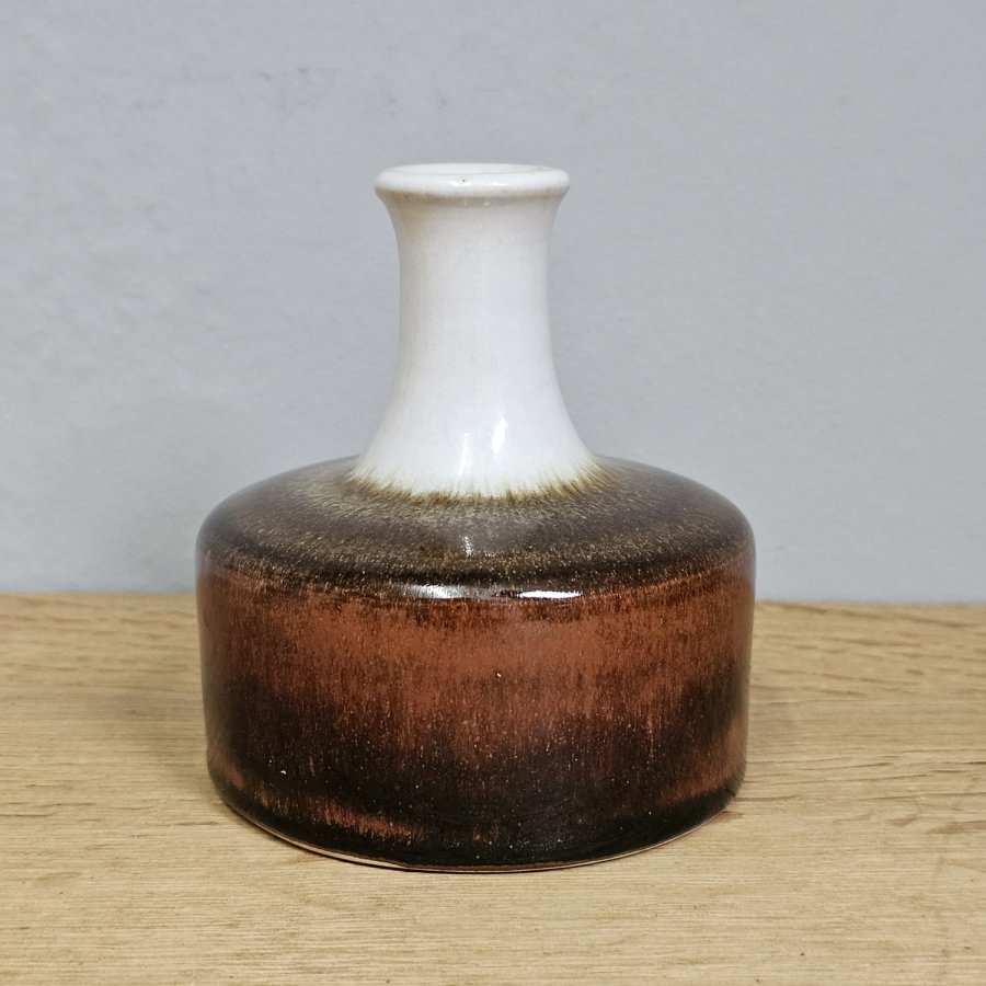 Barbara Stehr Studio Keramik Vase 13 cm 70er/80er signiert