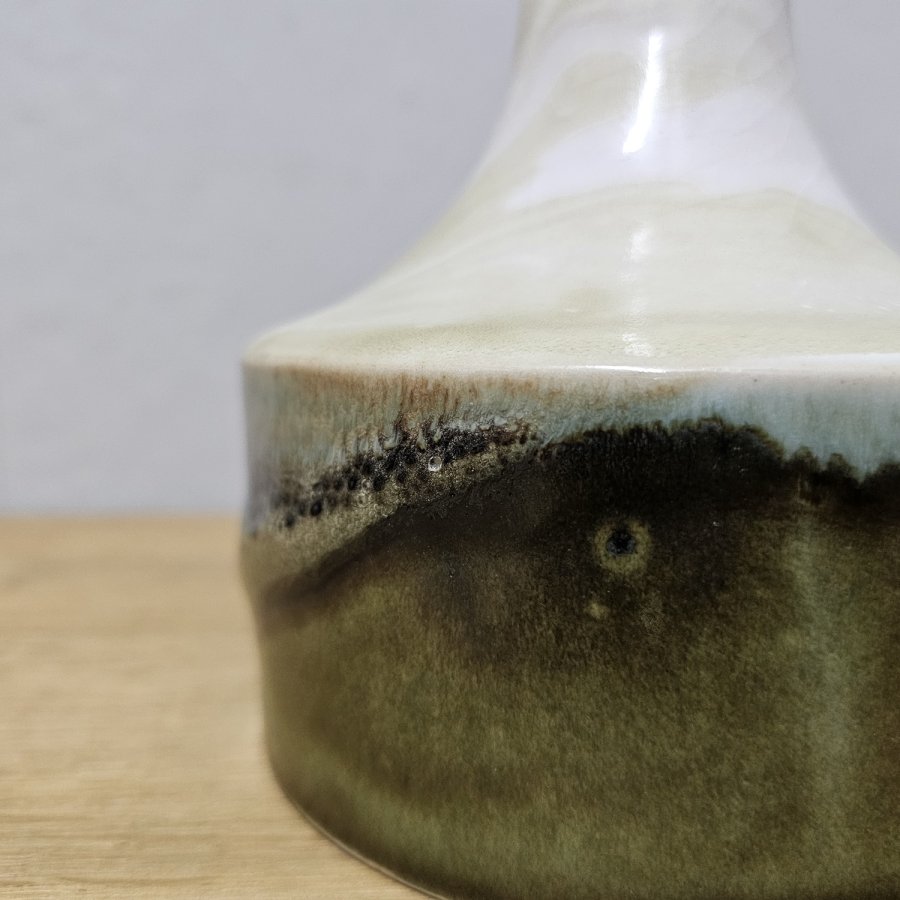 Barbara Stehr Studio Keramik Vase 20 cm 70er/80er Laufglasur