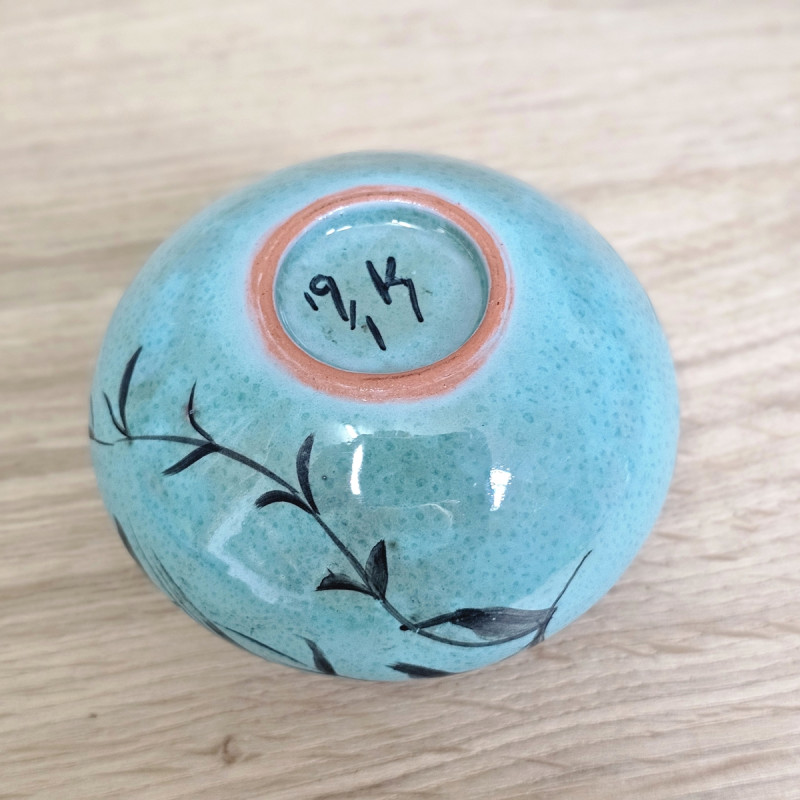 Krösselbach fish vase 33/3, 1950s ceramic