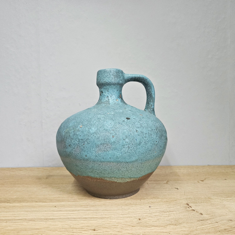 Ruscha Vase Form 340, azurblau , Entwurf Kurt Tschörner, 60er Jahre