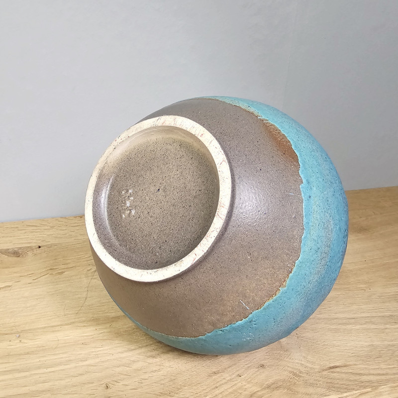 Ruscha Vase Form 340, azurblau , Entwurf Kurt Tschörner, 60er Jahre