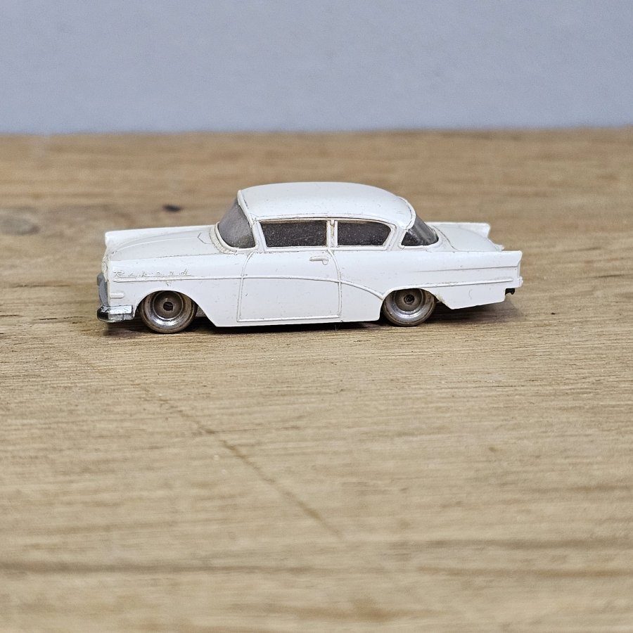 LEGO H0 Opel Rekord 1958 white – vintage 1960s model car