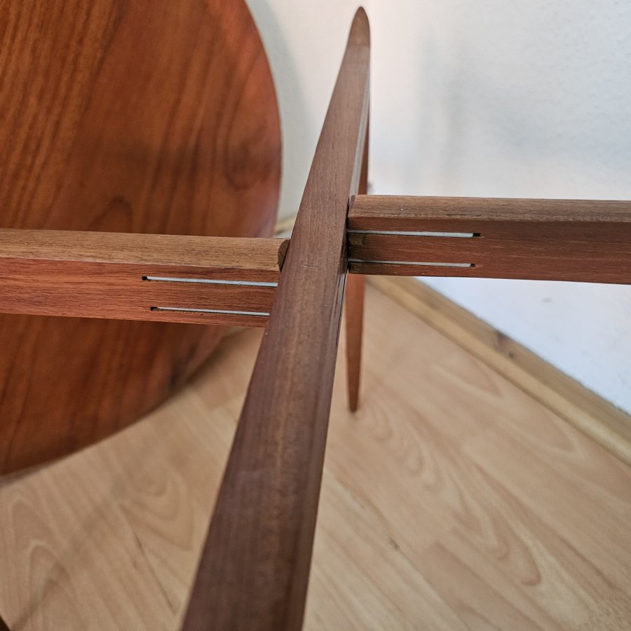 Vintage Fritz Hansen Tray Table Model 4508 – Teak – Willumsen & Engholm – Denmark 1958