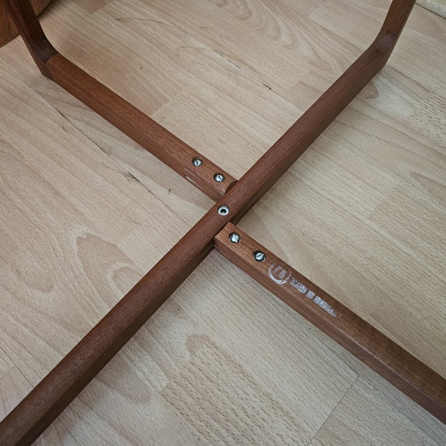 Vintage Fritz Hansen Tray Table Model 4508 – Teak – Willumsen & Engholm – Denmark 1958