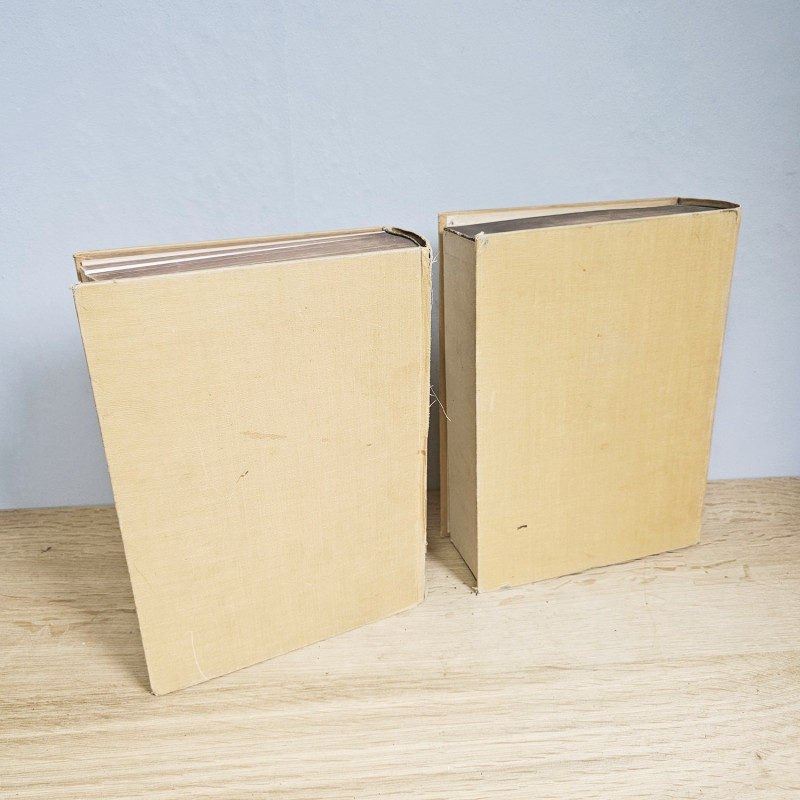 Großes Textil-Handbuch, Benno Marcus, 2 Bände mit Stoffproben, 2. Auflage um 1928