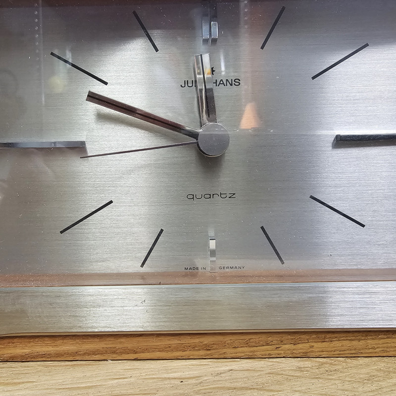 Mid-Century Table Clock by Junghans, 1960s