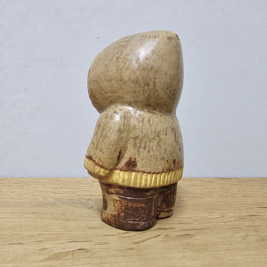 Gustavsberg Ceramic Figurine Inuit 1974 Lisa Larsson UNICEF Children of the World
