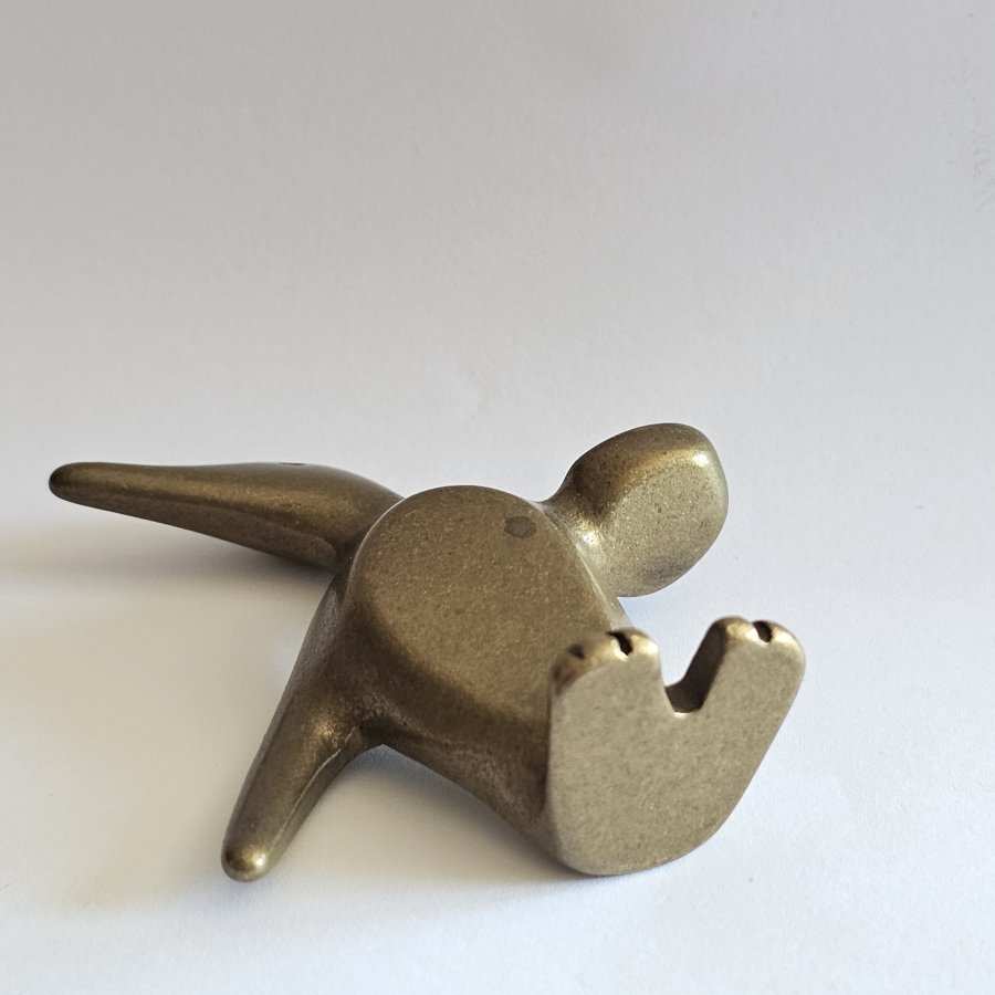 Walter Bosse Pinguin aus Messing – Vintage Tierfigur, 7 cm