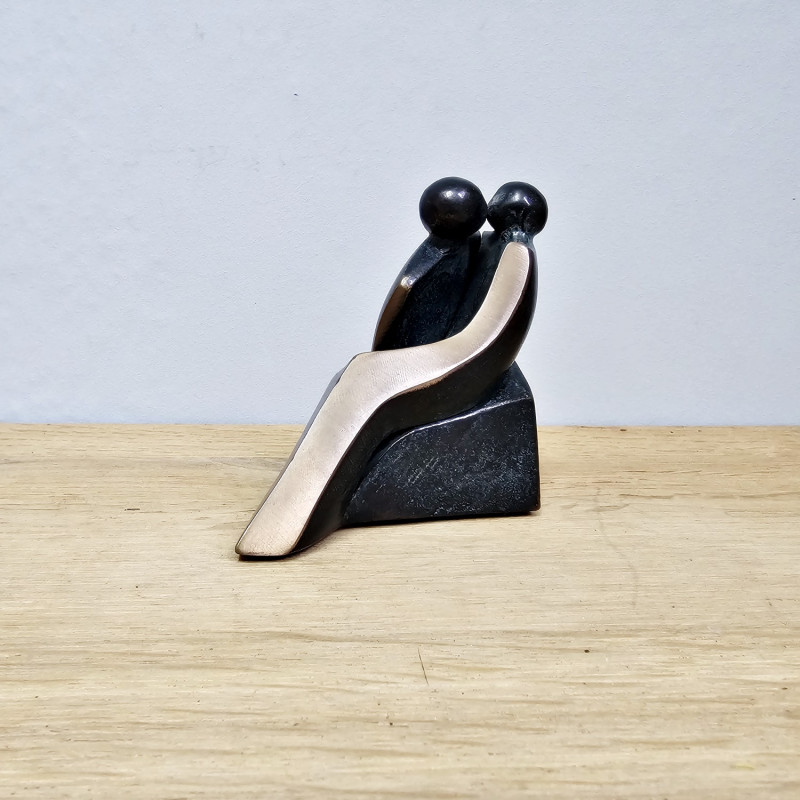 Luise Kött‑Gärtner „Love“ – Bronze-Skulptur, Serie Harmonie