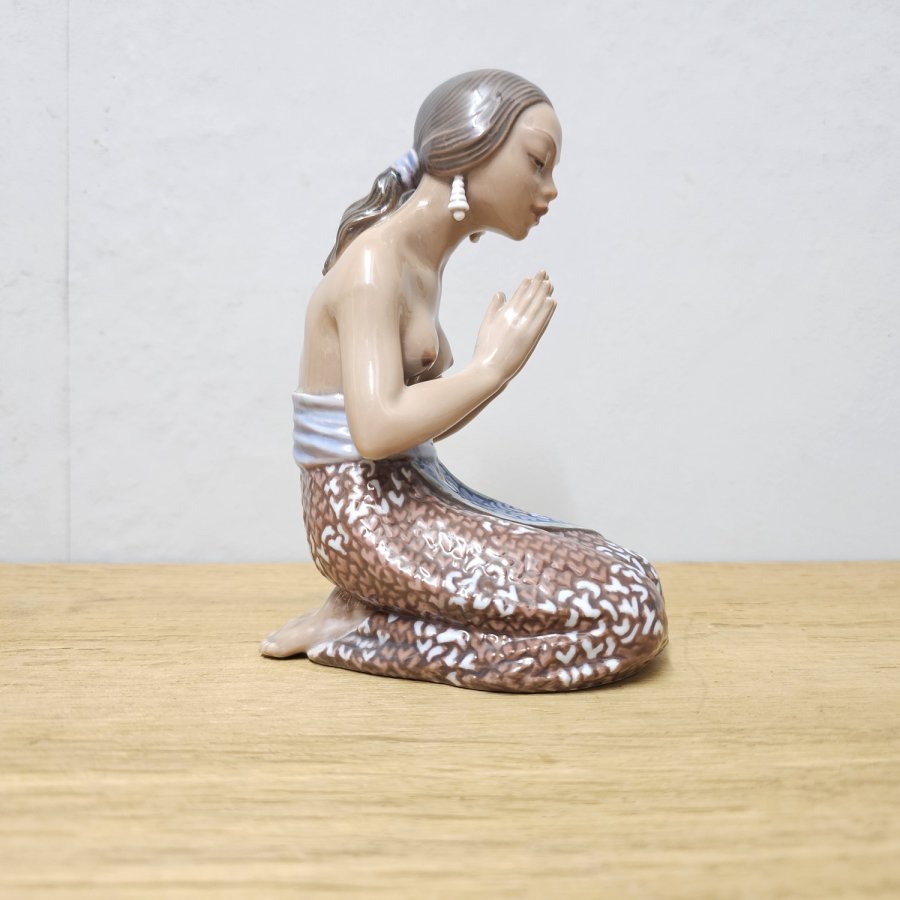 Dahl Jensen / DJ Copenhagen Porzellanfigur – Betende Figur –Evening Prayer - Form 1253 – 1. Wahl