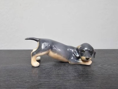 Royal Copenhagen ceramic dachshund