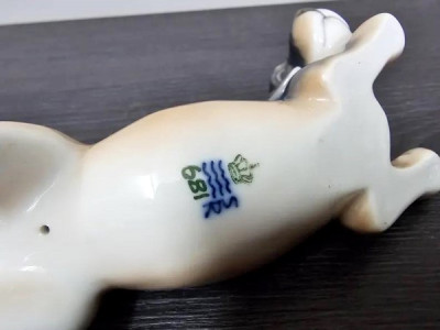 Royal Copenhagen ceramic dachshund