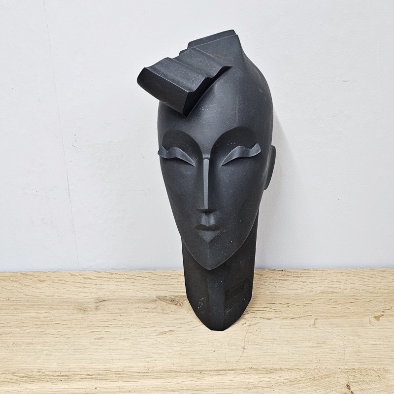 Lindsey B. Balkweill – Wandkopf „Six“ (1987) | Postmodern, Kunststoff, selten