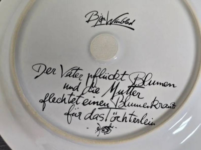 Rosenthal Studio-Line Artist Plate – Björn Wiinblad Design