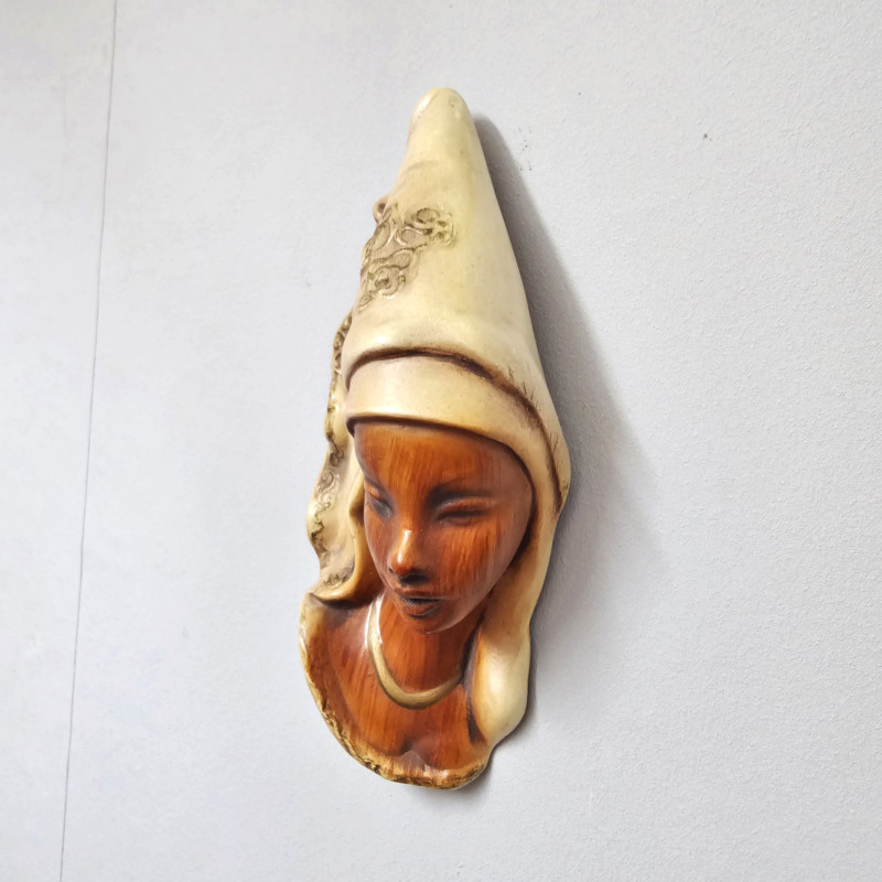 Wall Mask Cortendorf RS Raumschmuck 3603 – 1960s, 18 cm
