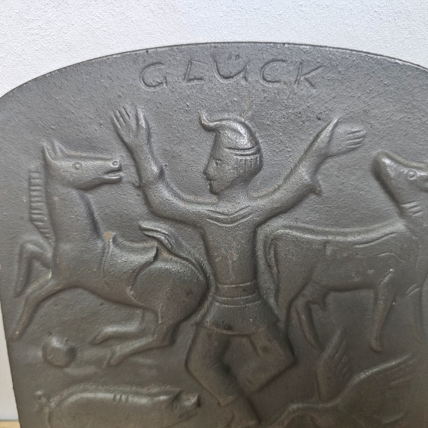 Seibel Guss Wandplatte Glück