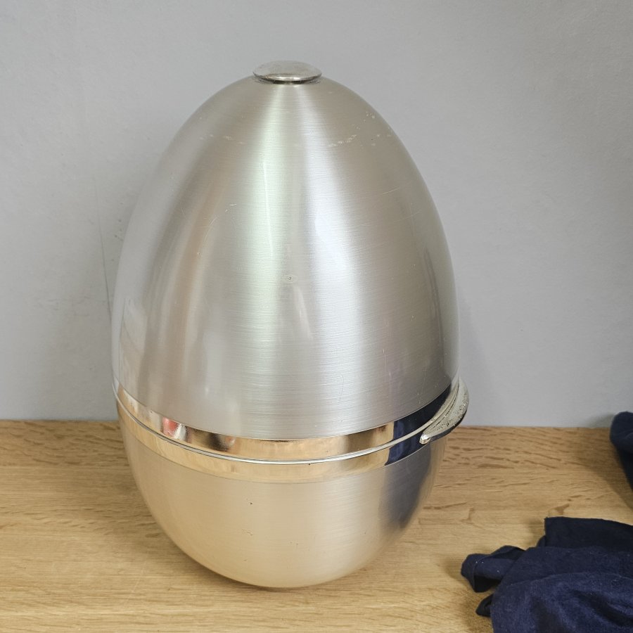 Guido Galbiati Milano Space-Age-Barset / Egg Ice Bucket Modell 0413 – Italien 1960er/70er