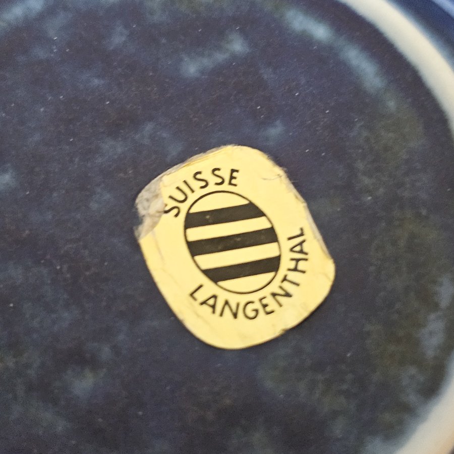 Set of 6 Langenthal Suisse Ocean Blue Dessert Bowls – 1970s Swiss Design - Kopie