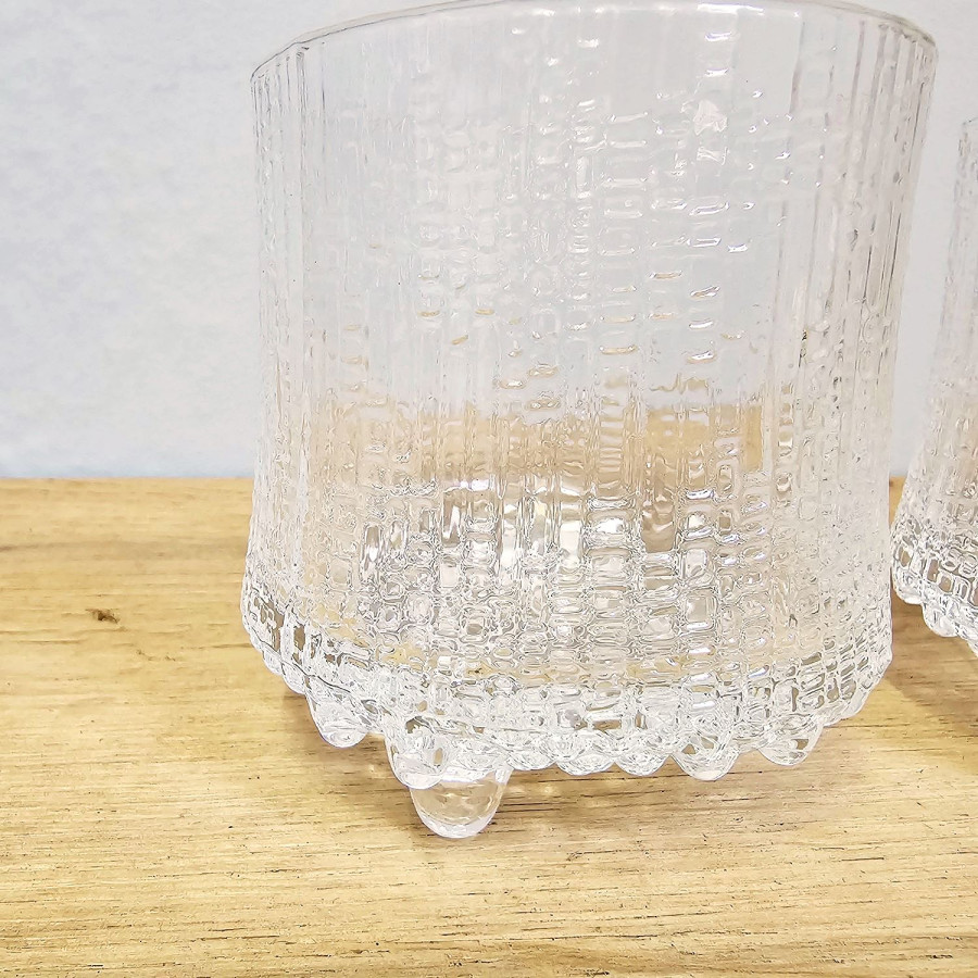 Iittala Ultima Thule – 2 whisky glasses, Tapio Wirkkala, 28 cl