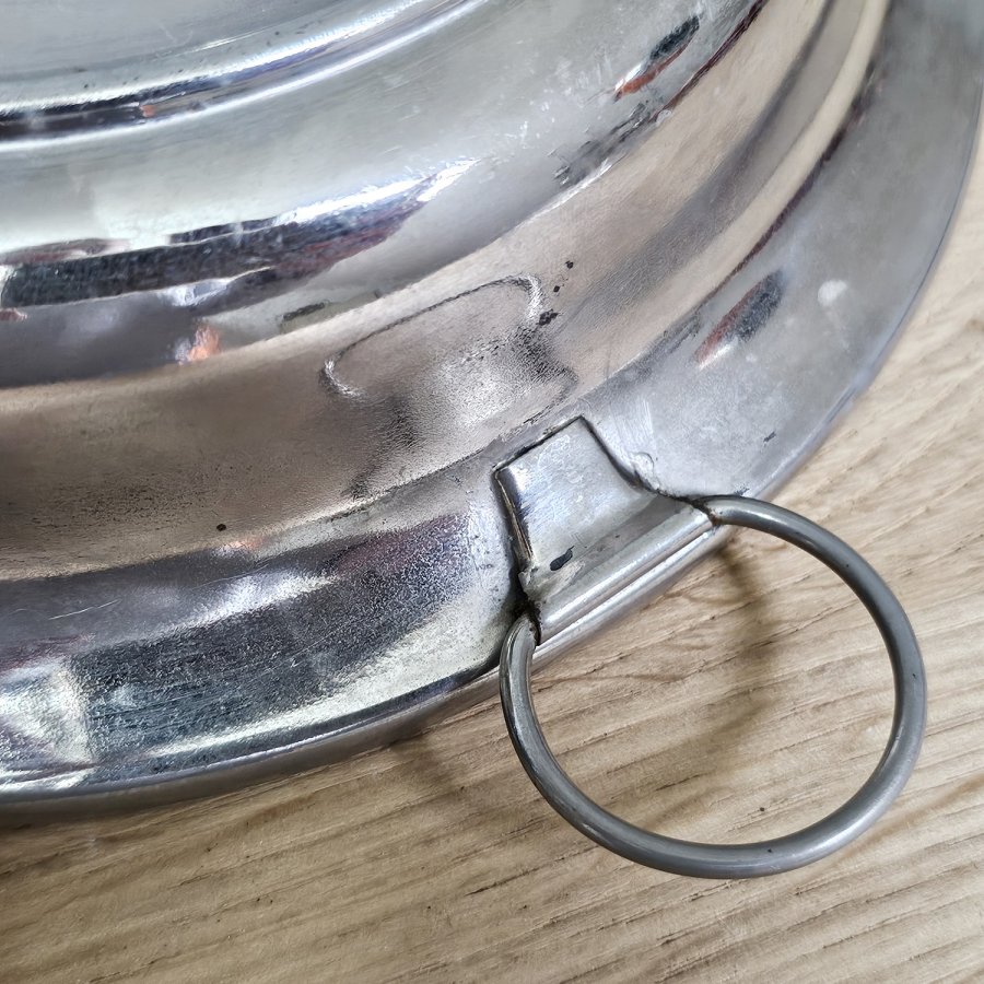 Antiker Bing Warmhalteteller mit Zwiebelmuster 24 cm , ca. 1920-30