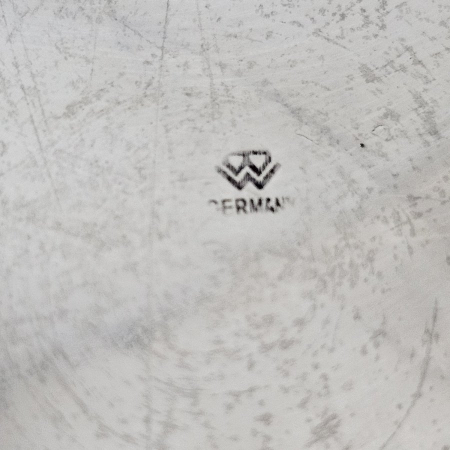 Antiker Bing Warmhalteteller mit Zwiebelmuster 24 cm , ca. 1920-30