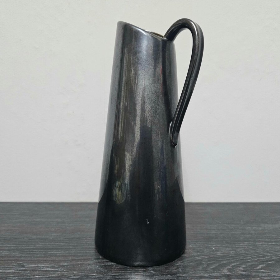 Hedwig Bollhagen Saftkanne Form 560 schwarz • DDR Keramik 1960er/70