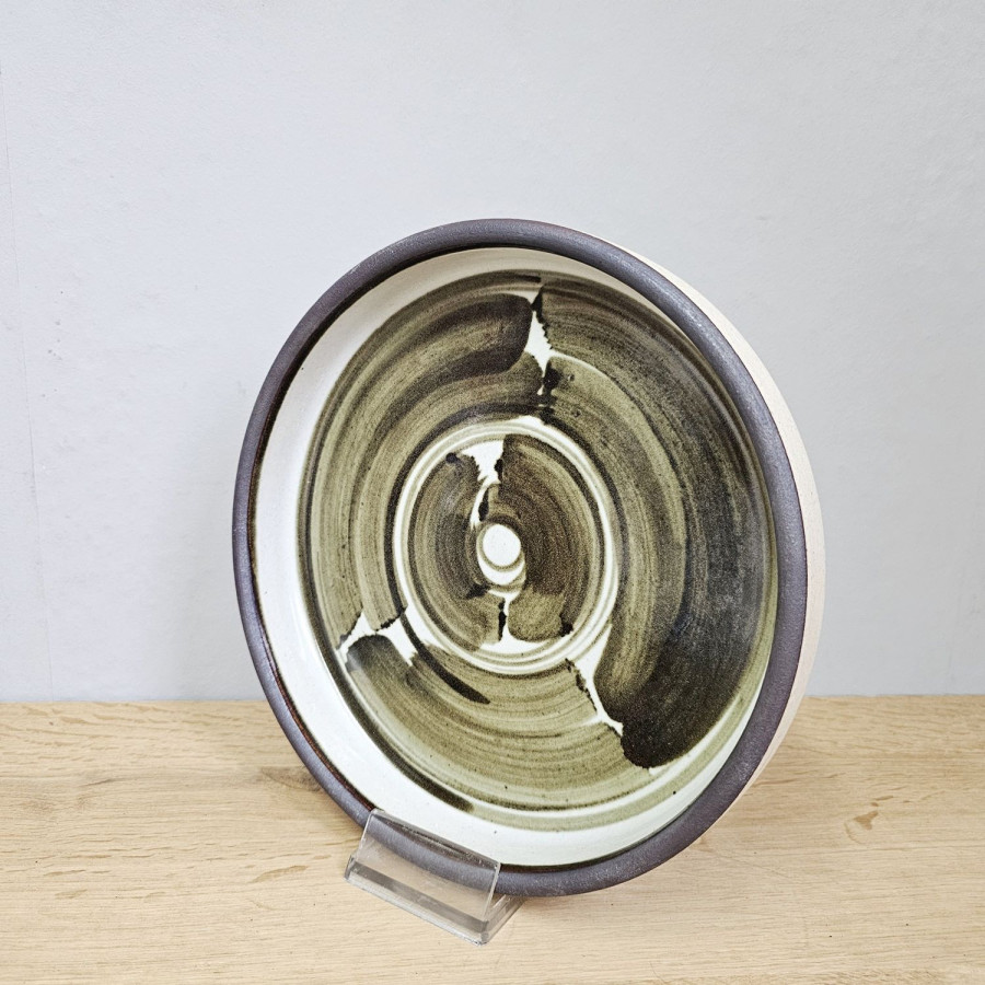 Hanne Stentøj Dänemark · Keramikschale · 26 cm · 1970er · MIdcentury Modern