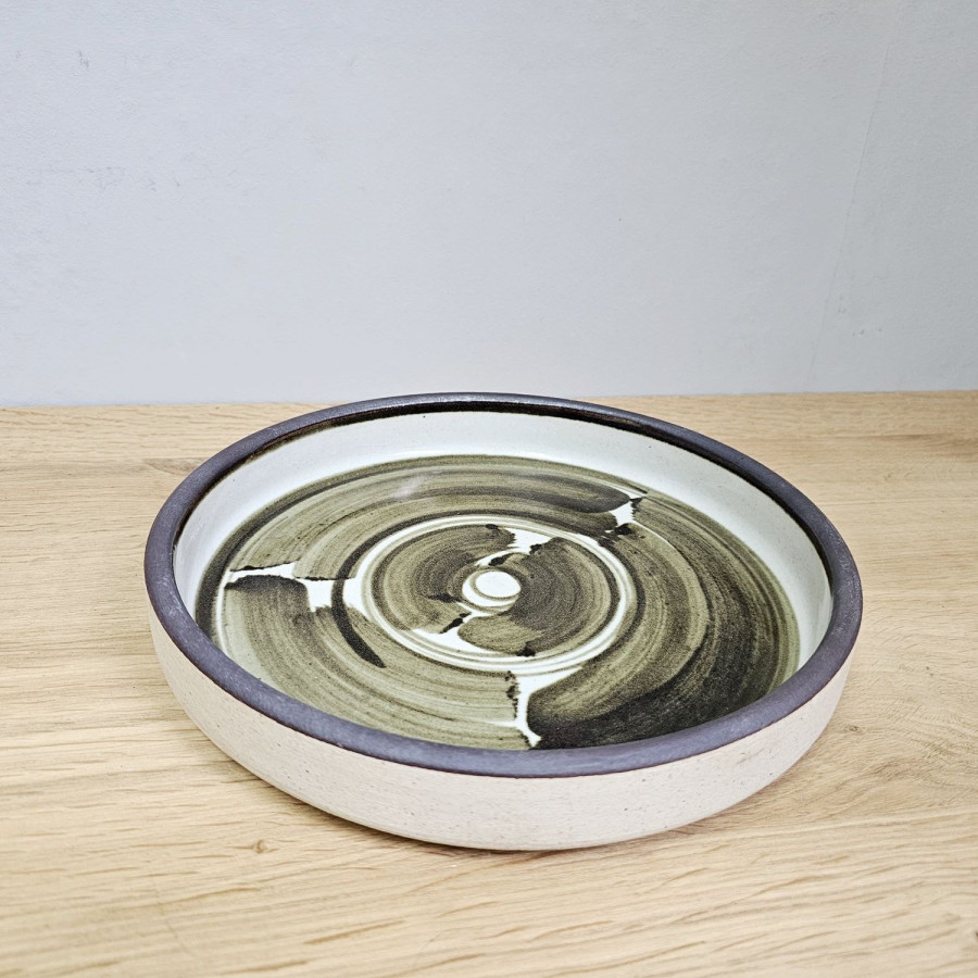 Hanne Stentøj Dänemark · Keramikschale · 26 cm · 1970er · MIdcentury Modern