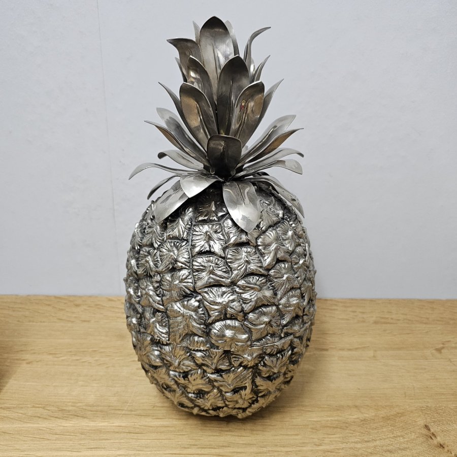 Ananas Eiswürfelbehälter von Hans Turnwald für Freddotherm , 1970er Jahre - Hollywood Regency - Vintage Bar Zubehör