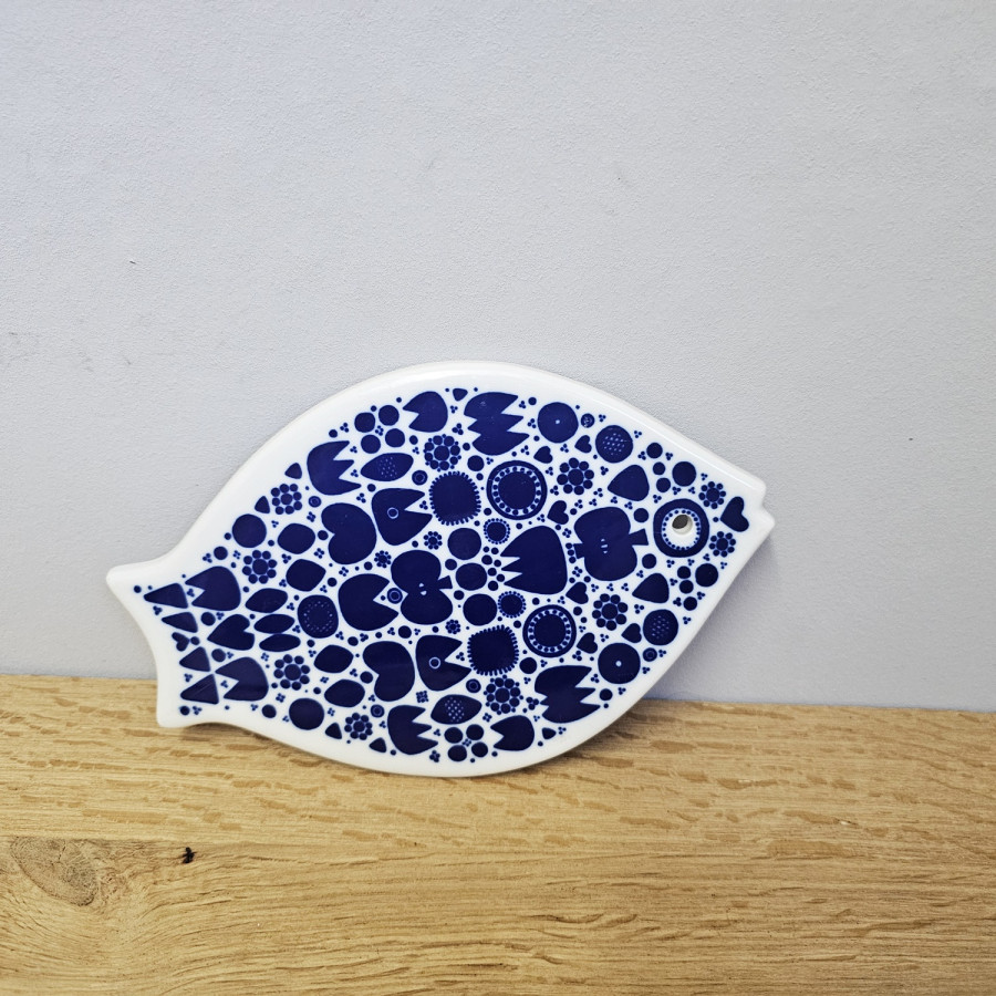 Porsgrund Serving Board / Wall Hanging “Fish” – Arne Lindaas – Norway 1960s/70s