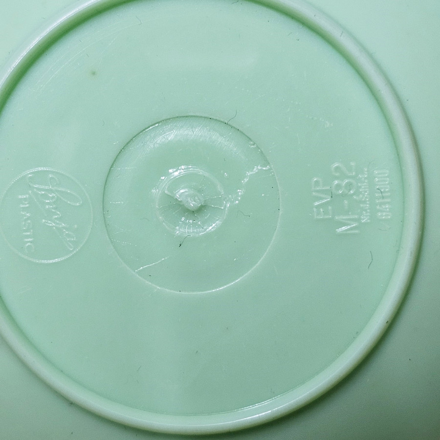 6er-Set Sonja Plastik Eierbecher Huhn · Original DDR · 70er · Pastell