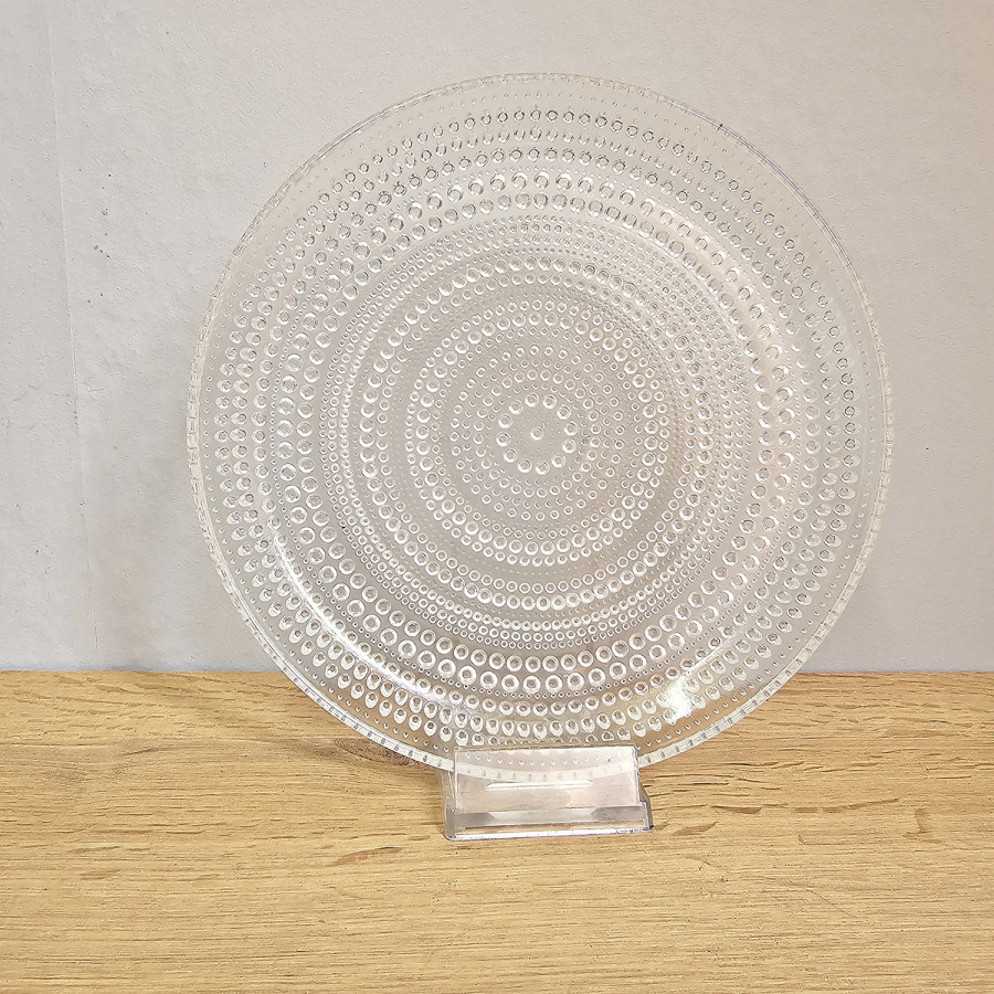 Iittala Tauperle Gebäckteller 25 cm Transparent Kastehelmi