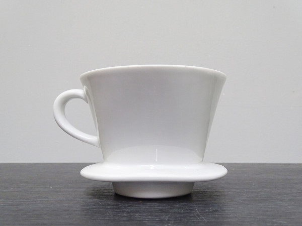 Melitta Quick-Filter 101 German imperial patent oval plate, blue lettering, cup filter from Melitta, coffee filter 30s