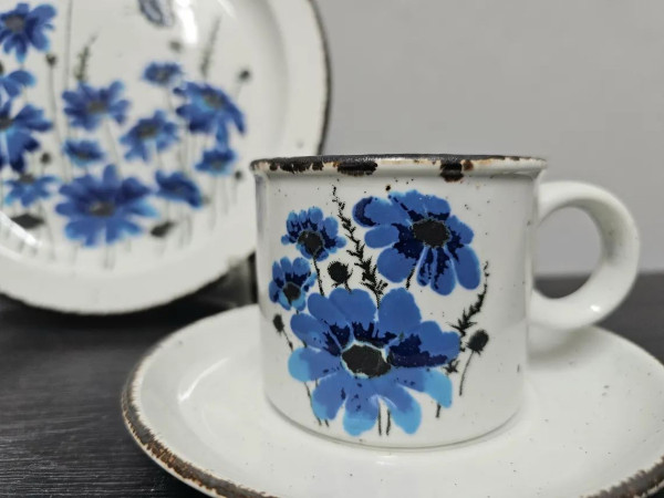 Stonehenge Midwinter Spring Blue 3-Piece Set (1970s)