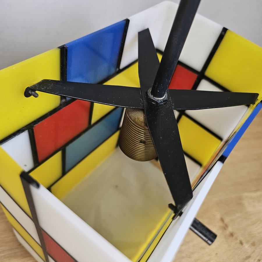 Postmodern Pendant Lamp in Piet Mondrian Style – Memphis Era, 1980s