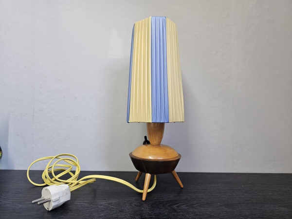 Vintage Tischlampe Tripod 50er- 60er Jahre Midcentury