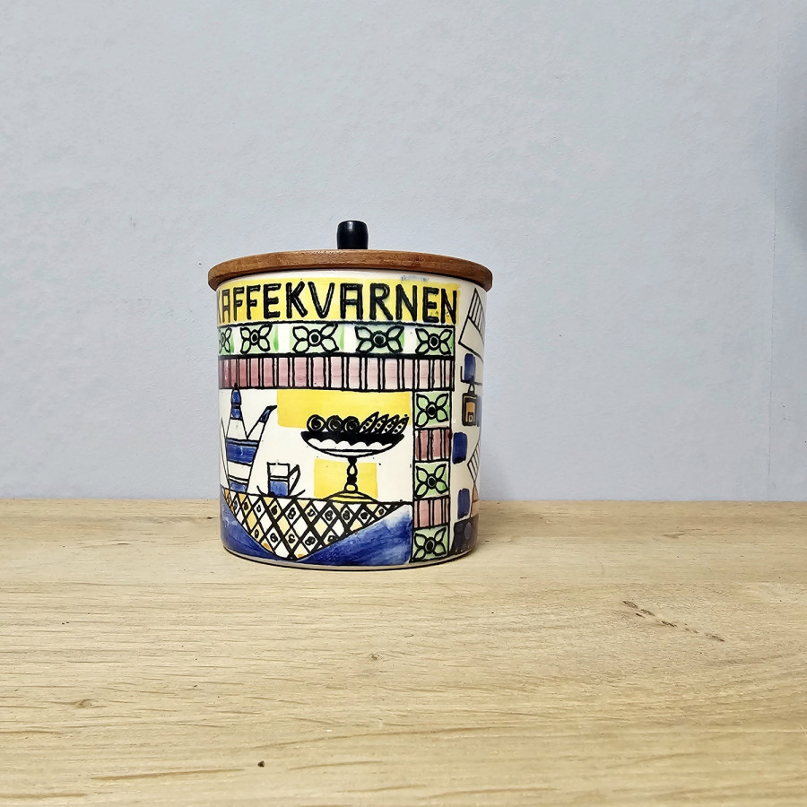 Jie Gantofta Kaffeedose – Kaffekvarnen, Design Anita Nylund 60er Jahre