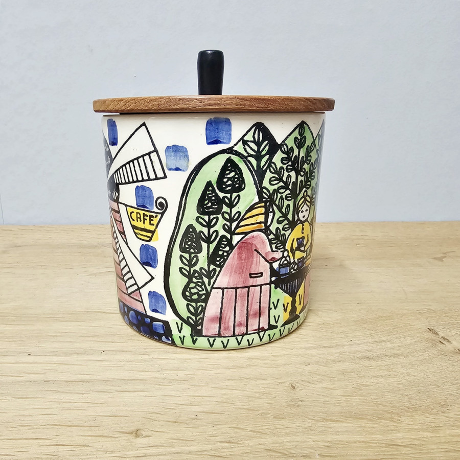 Jie Gantofta Kaffeedose – Kaffekvarnen, Design Anita Nylund 60er Jahre