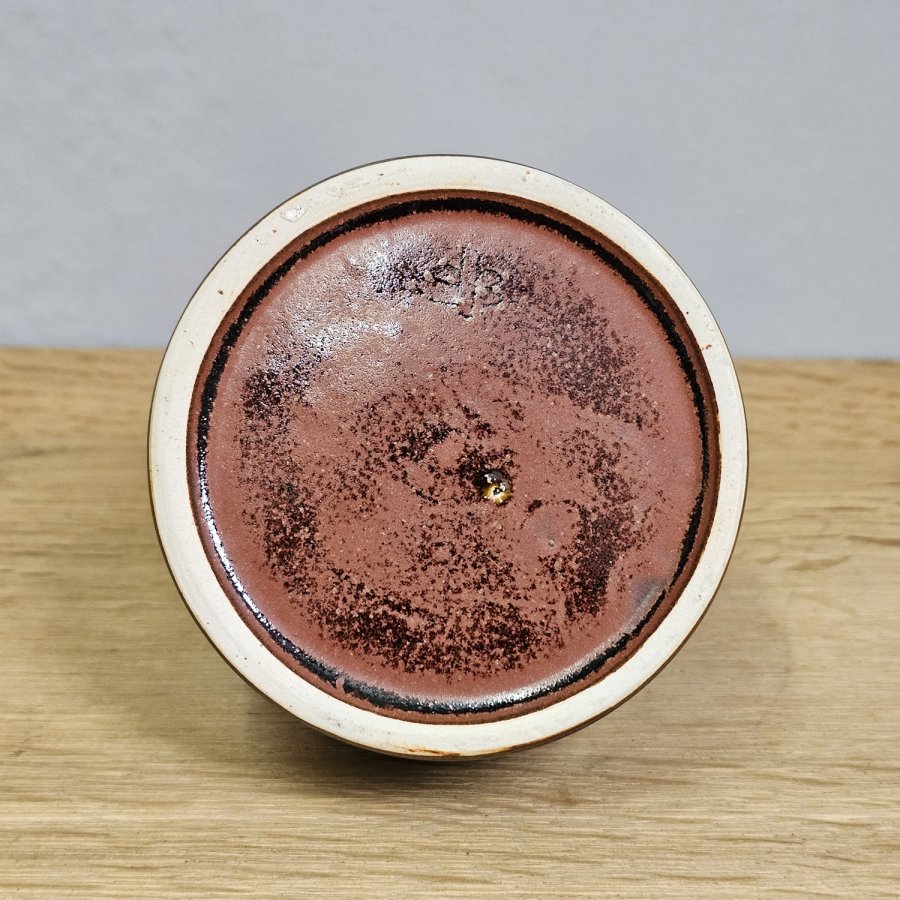 Barbara Stehr Studio Keramik Vase 13 cm 70er/80er signiert