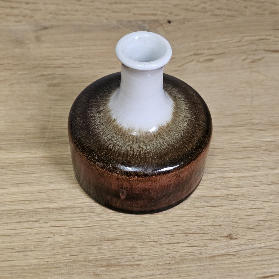Barbara Stehr Studio Keramik Vase 13 cm 70er/80er signiert